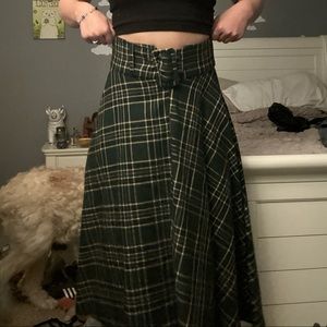 Long Plaid Zara Skirt